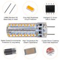 thumbnail image 4 of Bombillas LED G8 120V 3W Bombillas LED de color blanco cálido regulable Ejoyous 3000K 72 x 3014 SMD Bu ahorro de energía, 4 of 8