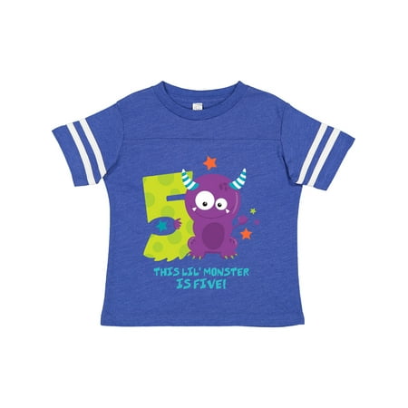 

Inktastic Monster 5th Birthday Gift Toddler Boy or Toddler Girl T-Shirt