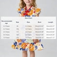 thumbnail image 4 of Bxsruta Girls 2-8 Years Chinese Cheongsam Dress Long Sleeve Summer Party Princess Dress Soft Stretchy, 4 of 7
