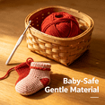 thumbnail image 2 of PALINO 2026 New Tencel Bamboo Charcoal Cotton Baby Thread Fine Wool Thread for Knitting,Crochet,Diy Crafts,Bright Red,1X Ball of Yarn, 2 of 7