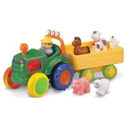 Kidoozie Funtime Tractor Farm Playset with Toy Tractor, Figure and Farm Animals Suitable for toddlers and preschoolers ages 12+ months