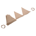 thumbnail image 2 of 8pcs 3.7M Rustic Hessian Burlap Lace Bunting Shabby Chic Wedding Banner, 2 of 8