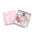thumbnail image 2 of Juego de pinzas para el pelo Cherrboll, 3 piezas, con diseño floral, regalo para bebés y niñas, 2 of 7