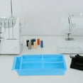 thumbnail image 3 of WEUVEB Multifunctional Blue Plastic Storage Box for Industrial Sewing and Office Use, 3 of 9