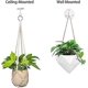 thumbnail image 5 of Ganchos de techo para plantas: perchas de metal resistentes montadas en la pared para colgar comederos de pájaros, jardineras, campanillas de viento, incluyen anclajes profesionales para paneles, 5 of 5