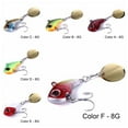 thumbnail image 3 of 8g 12g 15g Spoon Metal Spinner Tackle Vibration Rotate Treble Hook VIB Lure Wobblers Crankbaits Metal Fishing Bait COLOR C - 12G, 3 of 8