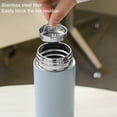 thumbnail image 4 of Yuarrent Botella de agua 200 ML Pantalla de temperatura Botellas termos A prueba de herrumbre Conveniencia Escuela Dulce regalo Inteligente Moda Mostrada Púrpura, 4 of 6