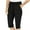 Black, variant on Cargo Capris For Women Lightweight Quick Dry Hiking Pants Multi Pocket Work Pants Black