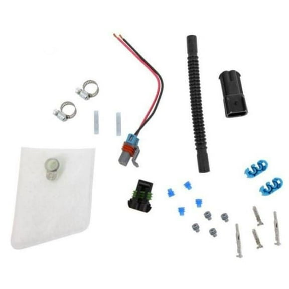 Walbro 400-1168 Universal Installation Kit - Fuel Filter, Wiring Harness & Fuel Line for F90000267 E85 Pump