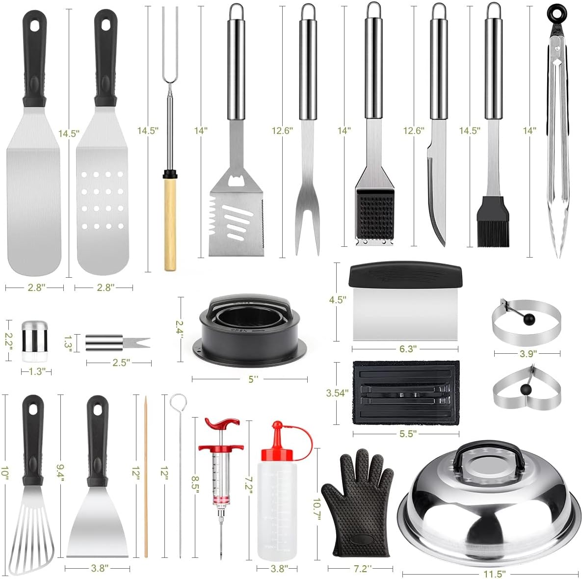 Beloadence 144-Piece Griddle Accessories Kit for Blackstone photo 8