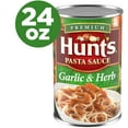 thumbnail image 3 of (6 pack) Hunt’s Garlic & Herb Pasta Sauce, 24 oz. Can, 3 of 12