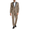 Khaki, variant on Mens Tuxedo Suit Set Slim Fit 2 Piece One Button Christmas Blazer Jacket Pants for Wedding