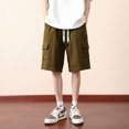thumbnail image 2 of Sngxgn Men's Classic Cargo Shorts Lightweight Stretch Hiking Shorts Casual Wear Work Shorts with Pockets(Coffee,XXXXXXXXL), 2 of 8