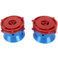 thumbnail image 3 of Aluminum NAB Hub Adapters, Easy To Install Red Base Aluminum 10 Inch Opener 1 Pair  For Reel To Reel Tape Recorder, 3 of 7