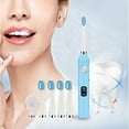 thumbnail image 2 of Toothbrush, Toothbrush With 5 Brush Heads+Cleaning Head, 9 Cleaning Modes,Smart 20-speed Timer Toothbrush IPX7 -Newly Upgraded, 2 of 9