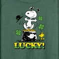 thumbnail image 3 of Peanuts - Lucky - Women's Lightweight French Terry Long Sleeve Shirt, 3 of 6