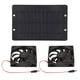 thumbnail image 3 of Ventilador con energía solar para invernadero,Ventiladores solares duales con panel solar para kit de ventilador con panel solar exterior Funcionalidad versátil, 3 of 8