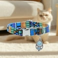 thumbnail image 5 of JoyMoreToys Soft Durable Waterproof Pet Collar with Metal Buckle and Decorative Pendant, Easy to Clean, Quick Release Pet Collars Adjustable for Small Medium Pet, 5 of 6