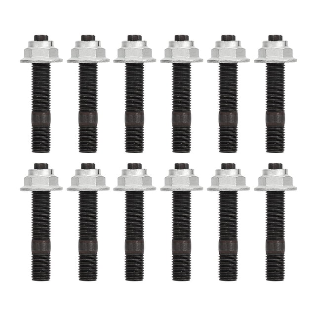 Juego de tuercas y pernos para colector de escape, compatibles con Toyota 1HZ 1HDT 4.2L, serie 70, 75, 80 y 100 (9017910128)