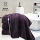 thumbnail image 4 of Juego de toallas de baño Cosy Family de microfibra, paquete de 4, color morado, 4 of 7