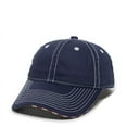 thumbnail image 4 of Outdoor Cap USA-850 Garment Washed with Flag Sandwich-Navy, 4 of 8