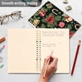 thumbnail image 4 of FORMRS 1-Subject Spiral Notebook 8" x 5" College Ruled 60 Refillable Sheet A5 Hard Cover, 2 Pack, Black Christmas Holly, 4 of 7