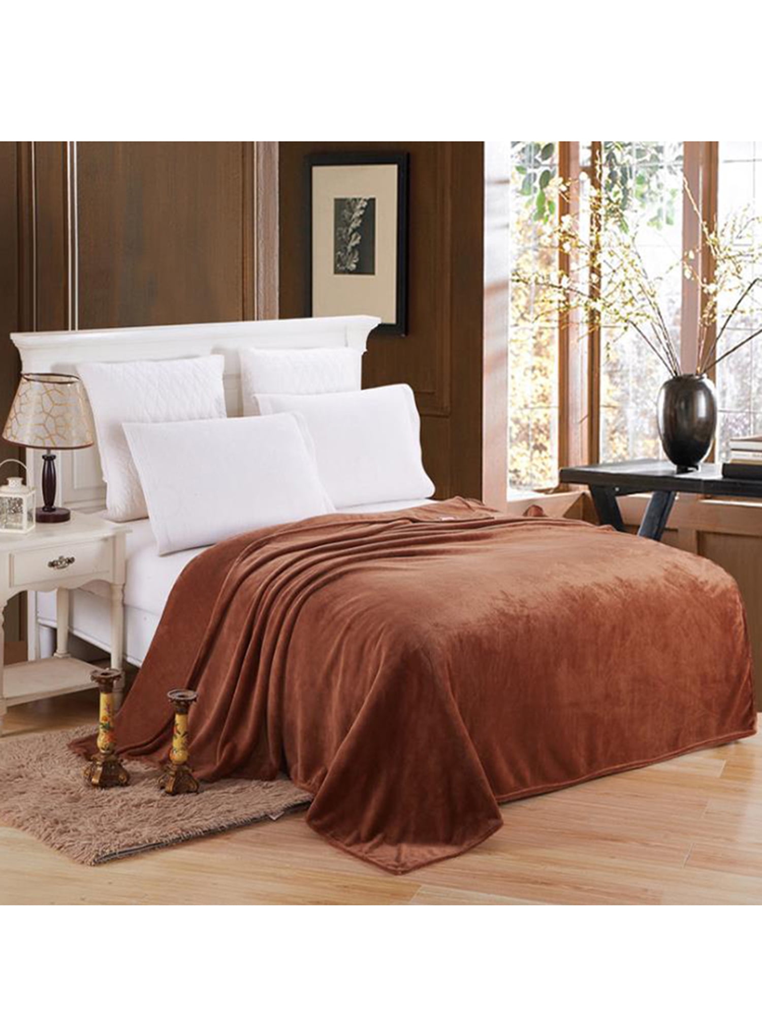 Warm Soft Mink Throw Large Fleece Blanket Double King Size for Couch//Sofa//Bed