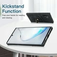 thumbnail image 2 of Nalacover for Samsung Galaxy Note 10 Plus Wallet Case, Premium PU Leather Soft TPU Anti-Drop Card Slots with 360 Finger Ring Holder Kickstand Back Phone Cover For Samsung Galaxy Note 10 Plus, Black, 2 of 8