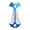 Color:Blue, variant on Windproof Fishbone Deck Anchors Peg Spring Guyline Tensioner Cord Adjuster Deck Planks Board Tent Stake Enduring