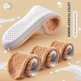 thumbnail image 3 of Plantillas térmicas de látex de 3 pares, gruesas, suaves y cómodas, para hombres y mujeres, con calefacción propia para calzado deportivo de invierno., 3 of 5