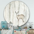 thumbnail image 2 of Designart « A Woodland Walk into the Forest I » Art Mural Rond en Métal Style Ferme - Disque de 36, 2 of 5