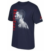 Chris Weidman UFC Reebok Navy Blue Photo Print T-Shirt For Men