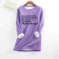 thumbnail image 4 of Birdeem Chemise Décontractée à Manches Régulières Imprimée Mode pour Femmes Hiver Ample Vacances Col Rond, 4 of 12