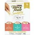 thumbnail image 1 of Fancy Feast Purée Savoureuse Naturelles Fruits de Mer Assortiment, Friandises pour Chats, 1 of 1