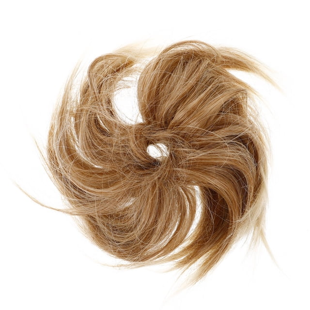 BRIGHTFUFU Moño Postizo Dorado Con Para Mujer Diseñado Para Un Acabado Natural Y Cómodo