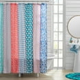 thumbnail image 2 of The Pioneer Woman Ditsy Patchwork Cotton-Rich Shower Curtain, 72"x72", 2 of 5