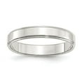 thumbnail image 7 of 925 Sterling Silver 4mm Flat with Step Edge Band Ring Size 12, 7 of 7