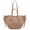 Khaki, variant on Soft PU Drawstring Tote Bag, Multi-Way Shoulder Purse for Women, Khaki