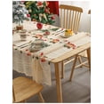 thumbnail image 2 of Fatty Farmer Lace Reusable Tablecloth Rectangle Size 55" X 129.9",Style E, 2 of 5