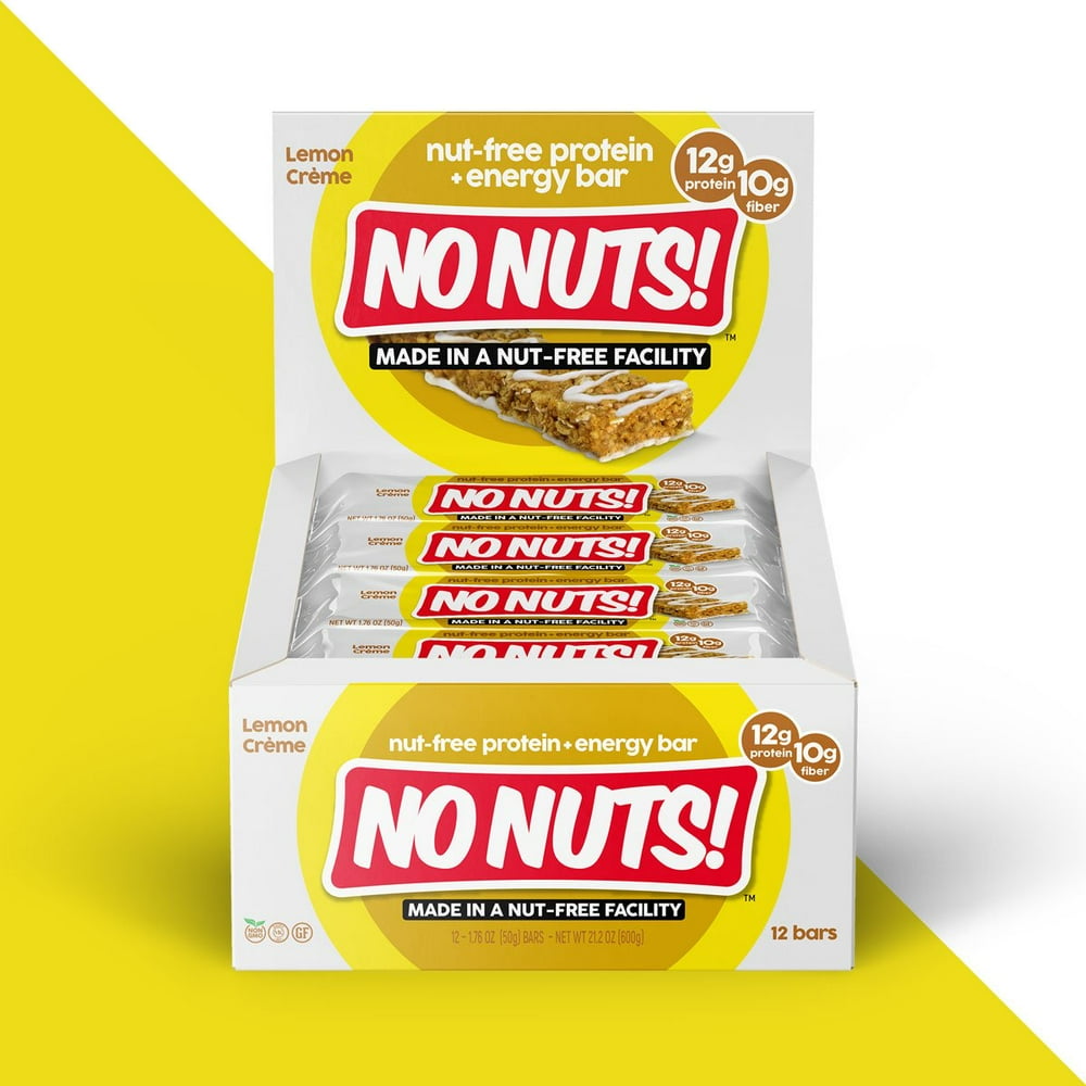 No Nuts! Lemon Creme Protein Snack Bars 100 Nut Free Dairy Free