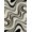 Black Gray Cream, Pattern 18, variant on ODIKA 8'x10' Washable Area Rug Non-Shedding, Easy Care, Modern Brushstroke With Minimalist Geometric Accents Abstract Flowing Dynamic for King Size Bedroom Under Bed, Master Suite