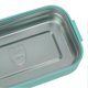 thumbnail image 2 of 304 Stainless Steel Bento Box Adult Lunch Box Single Layer Microwave Safe Portable Split Bento Box for Students Office Workers Mint Green, 2 of 4