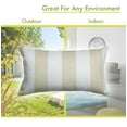 thumbnail image 4 of Majestic Home Goods Vertical Stripe Indoor Outdoor Small Decorative Throw Pillow, 4 of 6