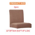 thumbnail image 5 of Funda protectora para silla de comedor, funda protectora Universal para muebles de oficina, Protector exterior, funda giratoria, suministros para el hogar, Chocolate, 2 paquetes Eigraketly HA012490-09, 5 of 5