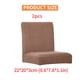 thumbnail image 5 of Funda protectora para silla de comedor, funda protectora Universal para muebles de oficina, Protector exterior, funda giratoria, suministros para el hogar, Chocolate, 2 paquetes Speravity HA012490-09, 5 of 5