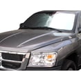 thumbnail image 2 of HeatShield, The Original Windshield Sun Shade, Custom-Fit for Dodge Dakota Truck (Crew Cab) 2005, 2006, 2007, 2008, 2009, 2010, 2011, Silver Series, 2 of 4