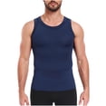 thumbnail image 2 of Gamivast Men's Compression Tank Tops Sleeveless Tight Fit Muscle Vest Bodybuilding Gym Workout T-Shirt Summer Athletic Breathable Running, 2 of 5