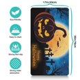 thumbnail image 5 of Happy Halloween Pumpkin Dog Food Mats for Floors Absorbent No-Slip 17x30 Inch Dog Water Mat Evil Pumpkin Ghost Pet Feeding Mat Dog Water Bowl Mat for Messy Drinker, 5 of 7
