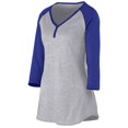 thumbnail image 2 of AG1263 Augusta Sportswear Henley Women's Rave, 2 of 2
