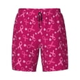 thumbnail image 4 of Lsque Mens Swim Trunks Breast Cancer Awareness6 Pattern - Bathing Suit Compression Liner - Beach Swim Shorts Swimwear - (S-3XL) - Stretch Quick Dry -, 4 of 9